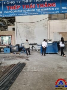 Giao máy bẻ đai Thép Thái Thắng - Biên Hòa - Đồng Nai ngày 08/12/2021