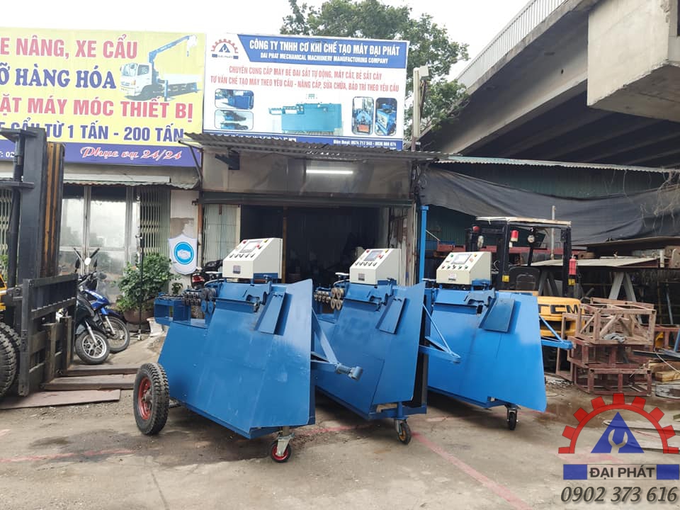 Đại Phát giao máy bẻ đai ở Sơn Tây, Hà Nam và Phú Thọ